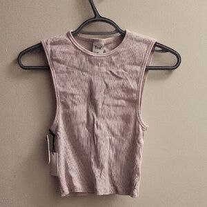 TNA Women's Muscle Tee - Light Gray